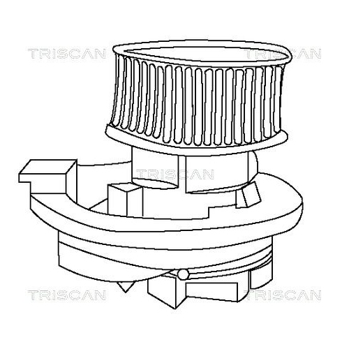 Wasserpumpe, Motorkühlung TRISCAN 8600 24001 für OPEL VAUXHALL CHEVROLET DAEWOO