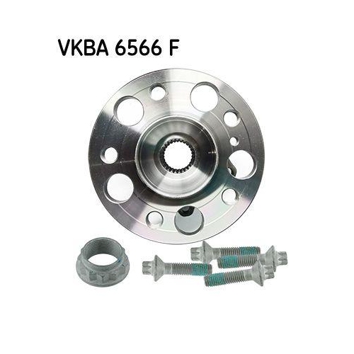 Radlagersatz SKF VKBA 6566 F für MERCEDES-BENZ, Hinterachse