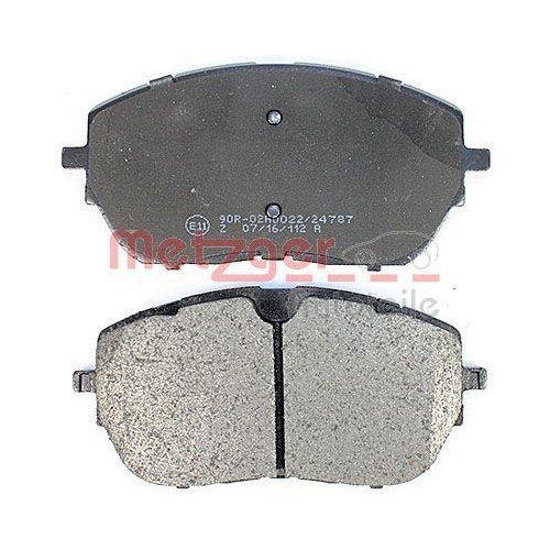 Bremsbelagsatz, Scheibenbremse METZGER 1170821 GREENPARTS für PEUGEOT