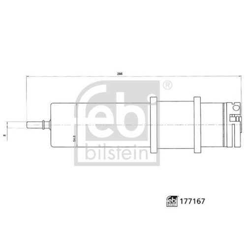 Kraftstofffilter FEBI BILSTEIN 177167 für BMW