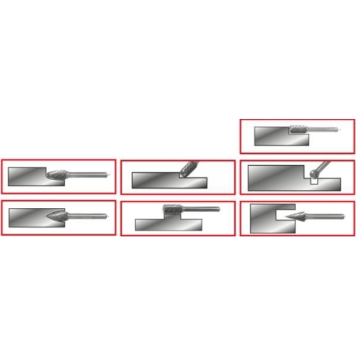 Fräser-Satz KS TOOLS 515.3210 für