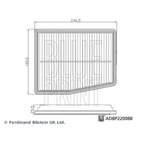 Blue Print 1x ADBP220088BP Luftfilter