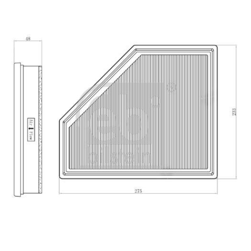 Febi Bilstein 173461 Luftfilter, 1 Stück