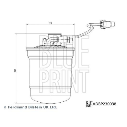 Blue Print 1x ADBP230038BP Kraftstofffilter