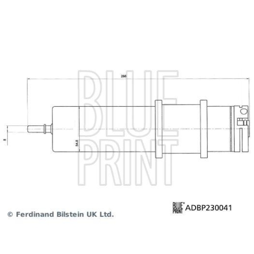 Blue Print 1x ADBP230041BP Kraftstofffilter