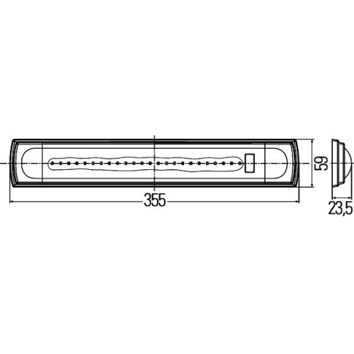 Innenraumleuchte HELLA 2JA 007 373-311 für O & K LIEBHERR SPIERINGS KRANEN TEREX