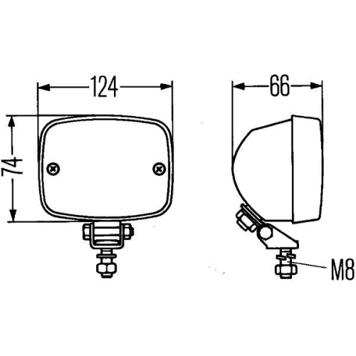 Nebelschlussleuchte HELLA 2NE 002 985-001 für AEBI DAF HONDA OPEL SCANIA VW FAUN