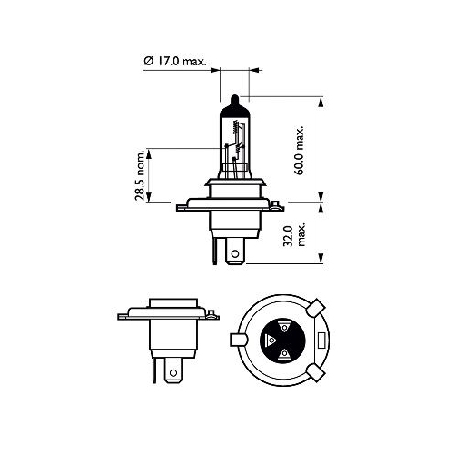 Glühlampe PHILIPS 12342LLECOC1 LongLife EcoVision für AEBI AUDI BMW CITROËN DAF