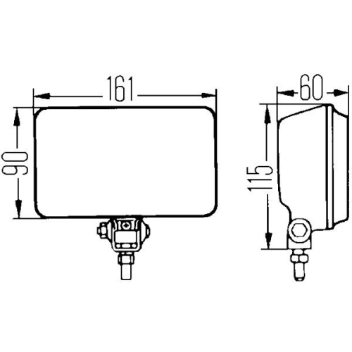 Nebelscheinwerfer HELLA 1NB 005 860-331 für, links, rechts