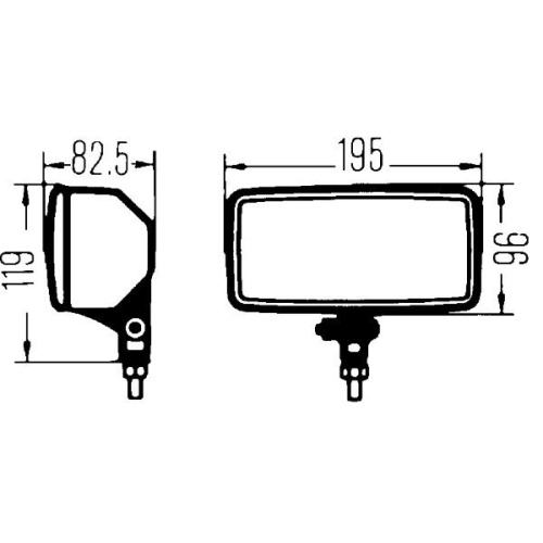 Nebelscheinwerfer HELLA 1ND 005 700-441 für, links, rechts