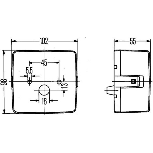 Heckleuchte HELLA 2SE 004 623-001 für DAF KÄSSBOHRER OPEL VOLVO HOLDER STEINBOCK