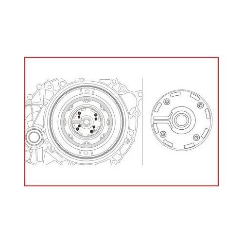 Montagewerkzeugsatz, Kupplung/Schwungrad KS TOOLS 150.2415 für
