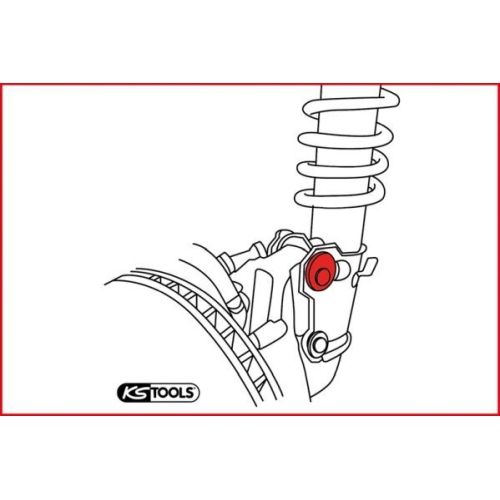 Einstellwerkzeug, Sturz-/Spureinstellung KS TOOLS 700.2375 für