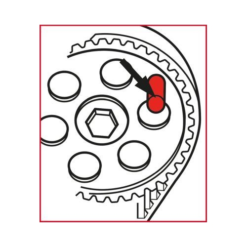 Einstellwerkzeugsatz, Steuerzeiten KS TOOLS 400.1650 für