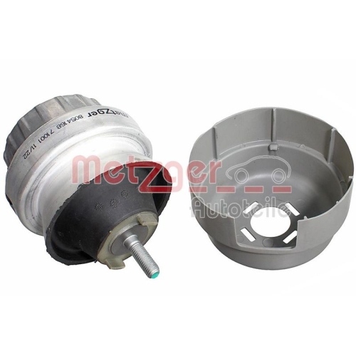 Lagerung, Motor METZGER 8054168 für AUDI, links