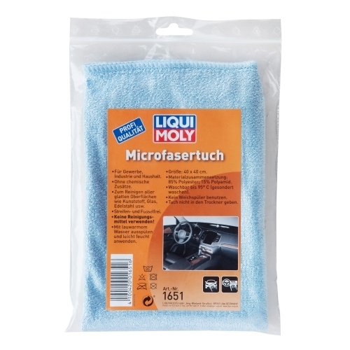 LIQUI MOLY Auto Pflege Politur Paket Benzin inkl. Microfasertücher 1486, 1467, 20649, 1651, 5110