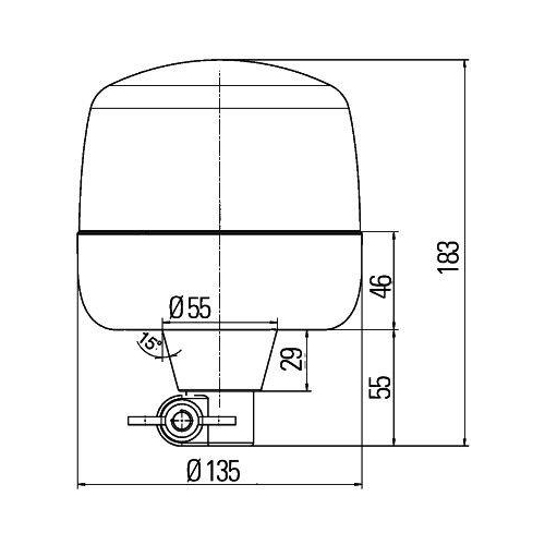 Rundumkennleuchte HELLA 2RL 010 979-011 für AEBI DAF FRUEHAUF IVECO KÄSSBOHRER