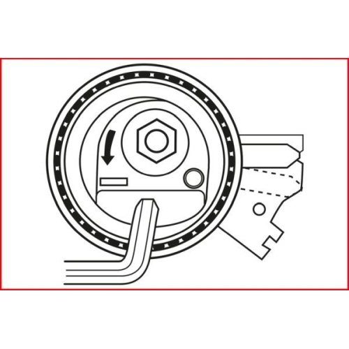 Einstellwerkzeugsatz, Steuerzeiten KS TOOLS 400.3100 für