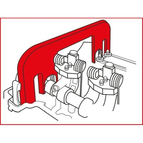 Einstellwerkzeugsatz, Steuerzeiten KS TOOLS 400.3250 für