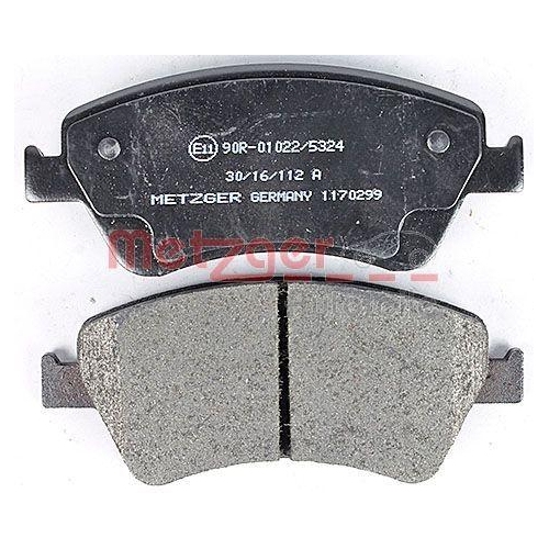 Bremsbelagsatz, Scheibenbremse METZGER 1170299 GREENPARTS für TOYOTA