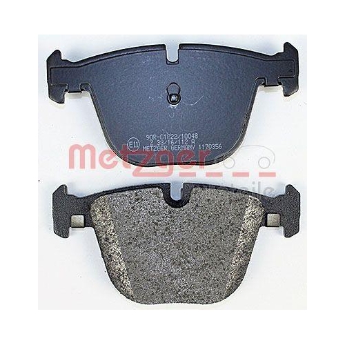 Bremsbelagsatz, Scheibenbremse METZGER 1170356 GREENPARTS für BMW, Hinterachse