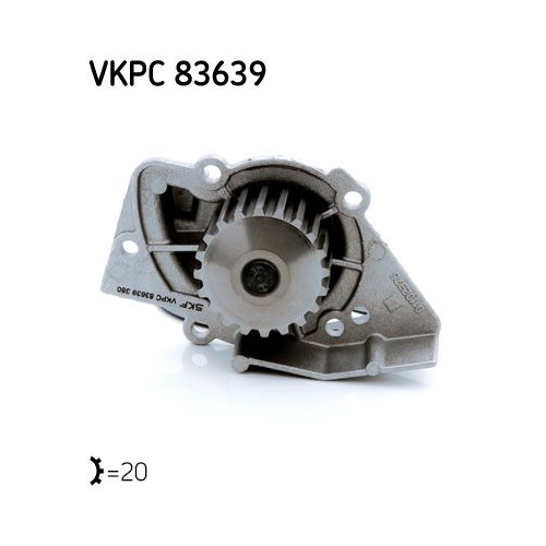 Wasserpumpe, Motorkühlung SKF VKPC 83639 für CITROËN FIAT LANCIA PEUGEOT SUZUKI