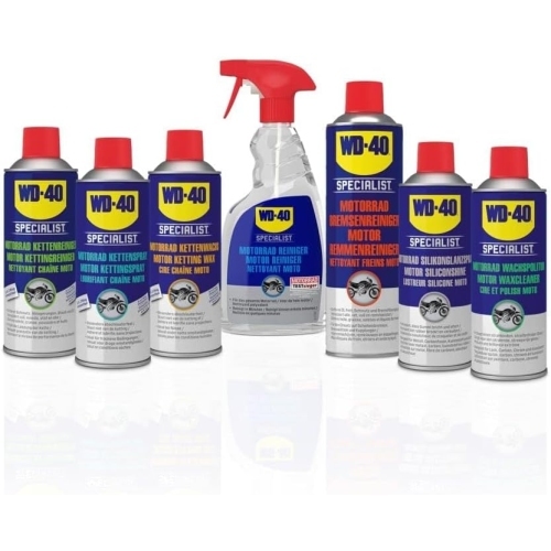 WD-40 Specialist Motorrad Kettenwachs pflege Schmiermittel 2x400ml Wachs