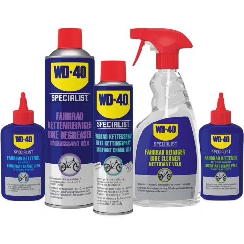 WD-40 Specialist Fahrrad Öl Kettenöl Fahrradkette 12x100ml Schmiermittel