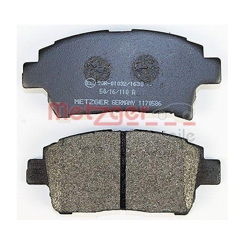 Bremsbelagsatz, Scheibenbremse METZGER 1170586 GREENPARTS für TOYOTA