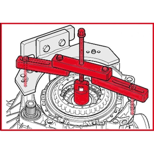 Montagewerkzeugsatz, Kupplung/Schwungrad KS TOOLS 150.2420 für