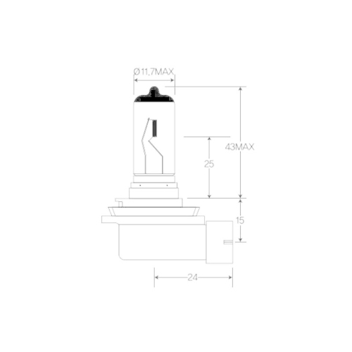 Glühlampe VEMO V99-84-0074 Green Mobility Parts für, für Fahrzeuge ohne Spoiler