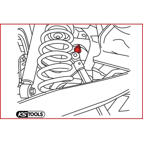 Einstellwerkzeug, Sturz-/Spureinstellung KS TOOLS 700.2385 für