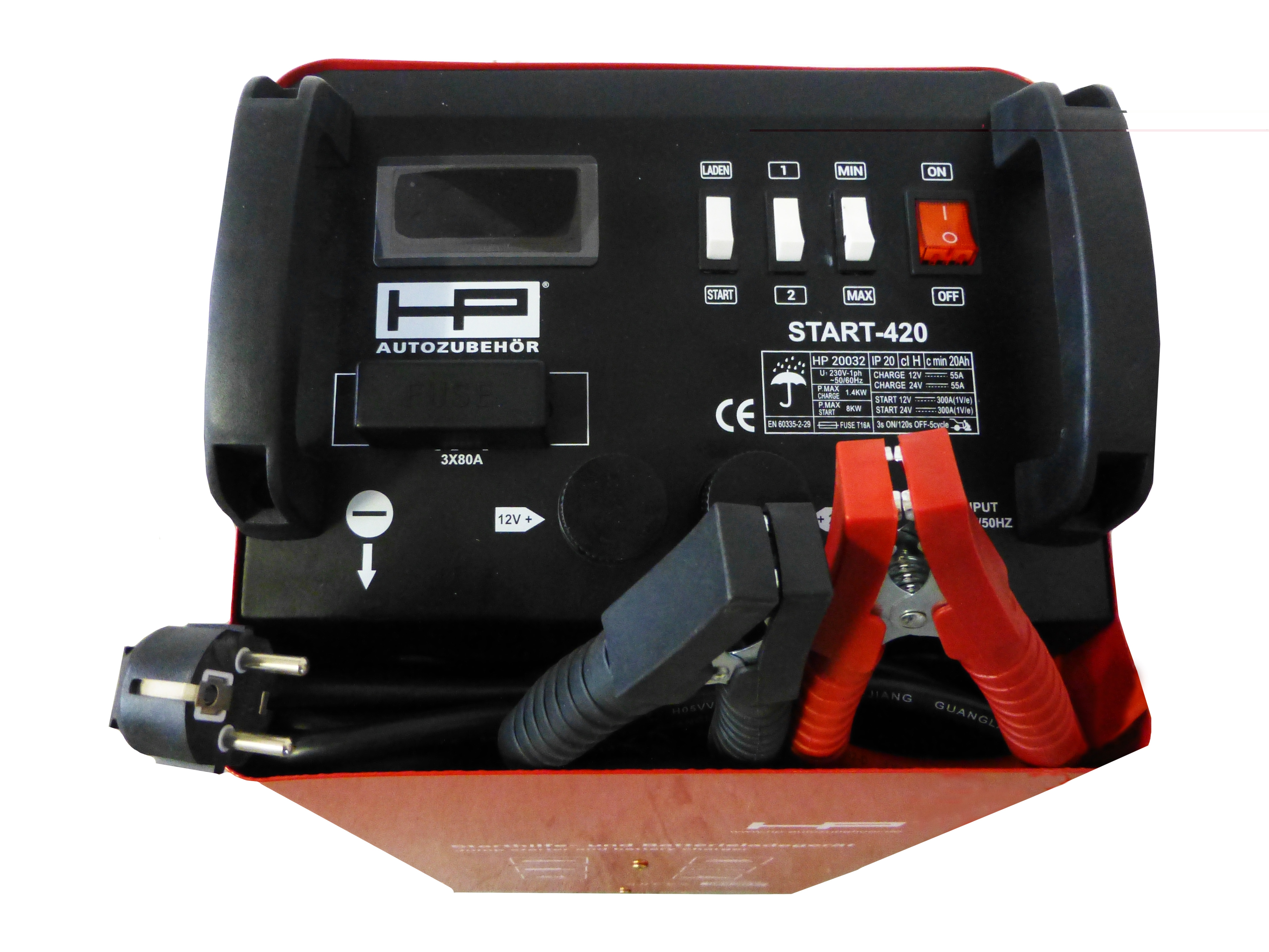 HP Autozubehör Lader+Starter 45A-12/24V Rot 1x20032HP