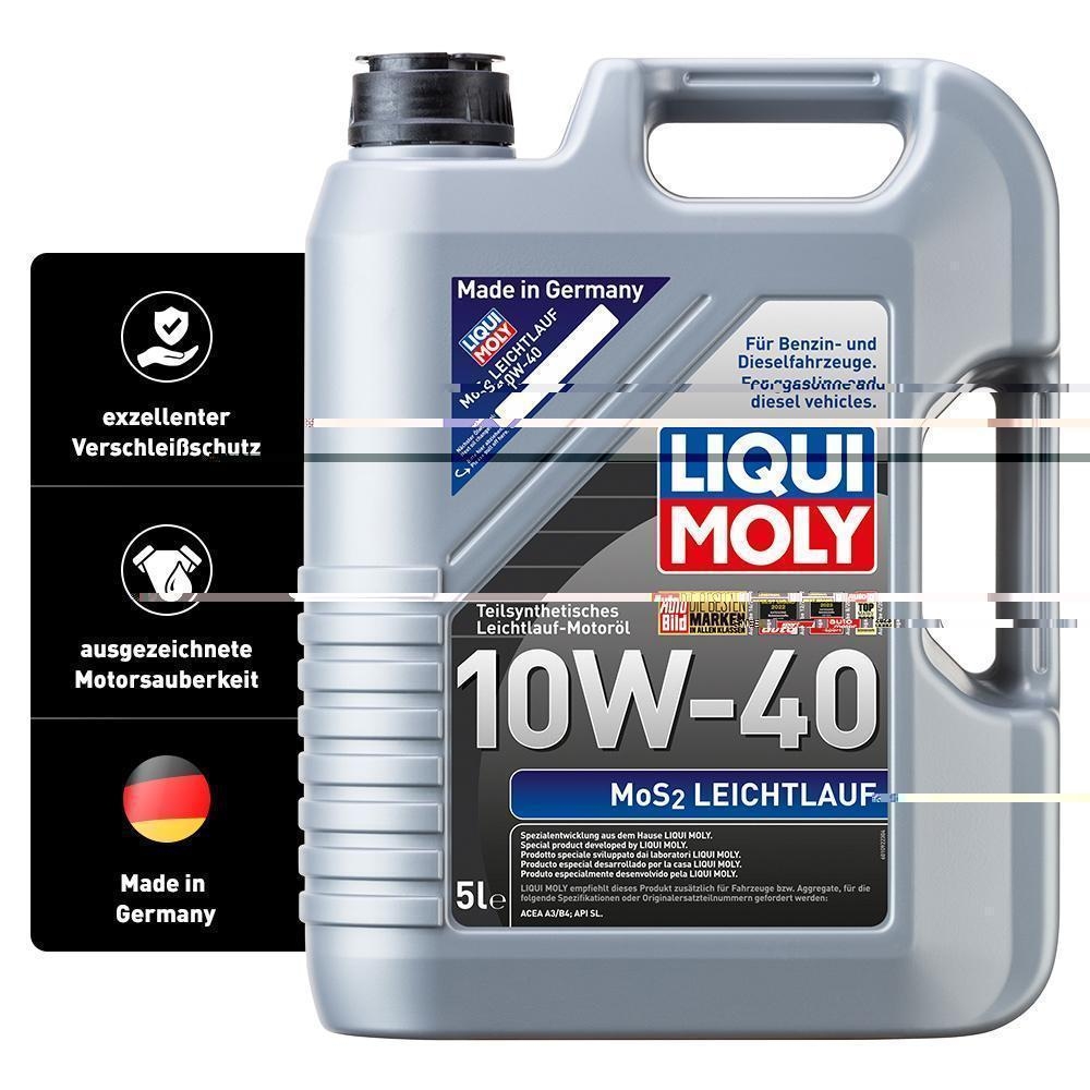 Liqui Moly 1x LM1092 5l MoS2 Leichtlauföl teilsnthetisch 10W-40 5l