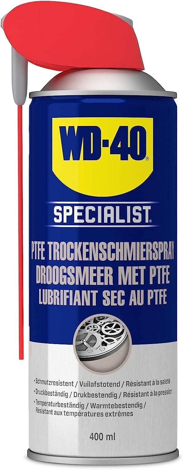 WD-40 Specialist PTFE Trockenschmierspray Smart Straw 2x400ml PTFE Spray