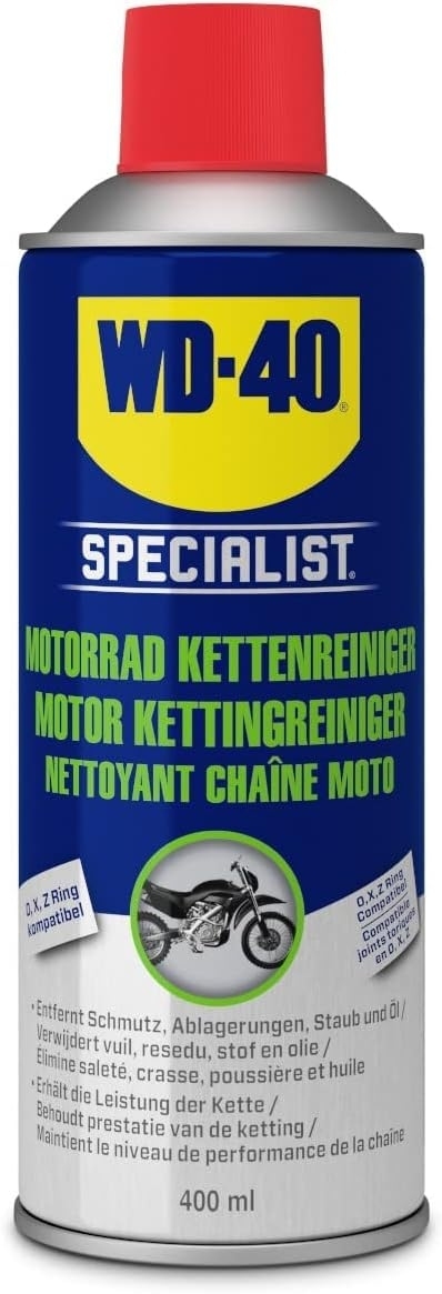 WD-40 Specialist Kettenreiniger Motorrad pflege 2x400ml Motorradketten Reiniger