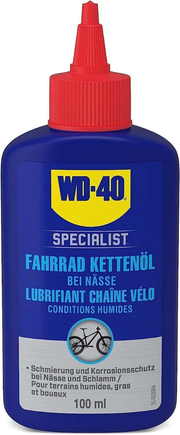 WD-40 Specialist Fahrrad Kettenöl Nässe Schmiermittel 12x100ml Fahrradkette