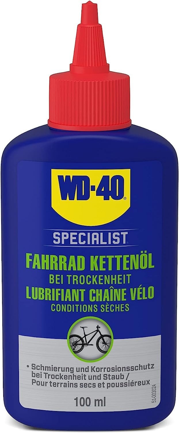 WD-40 Specialist Fahrrad Öl Kettenöl Fahrradkette 12x100ml Schmiermittel