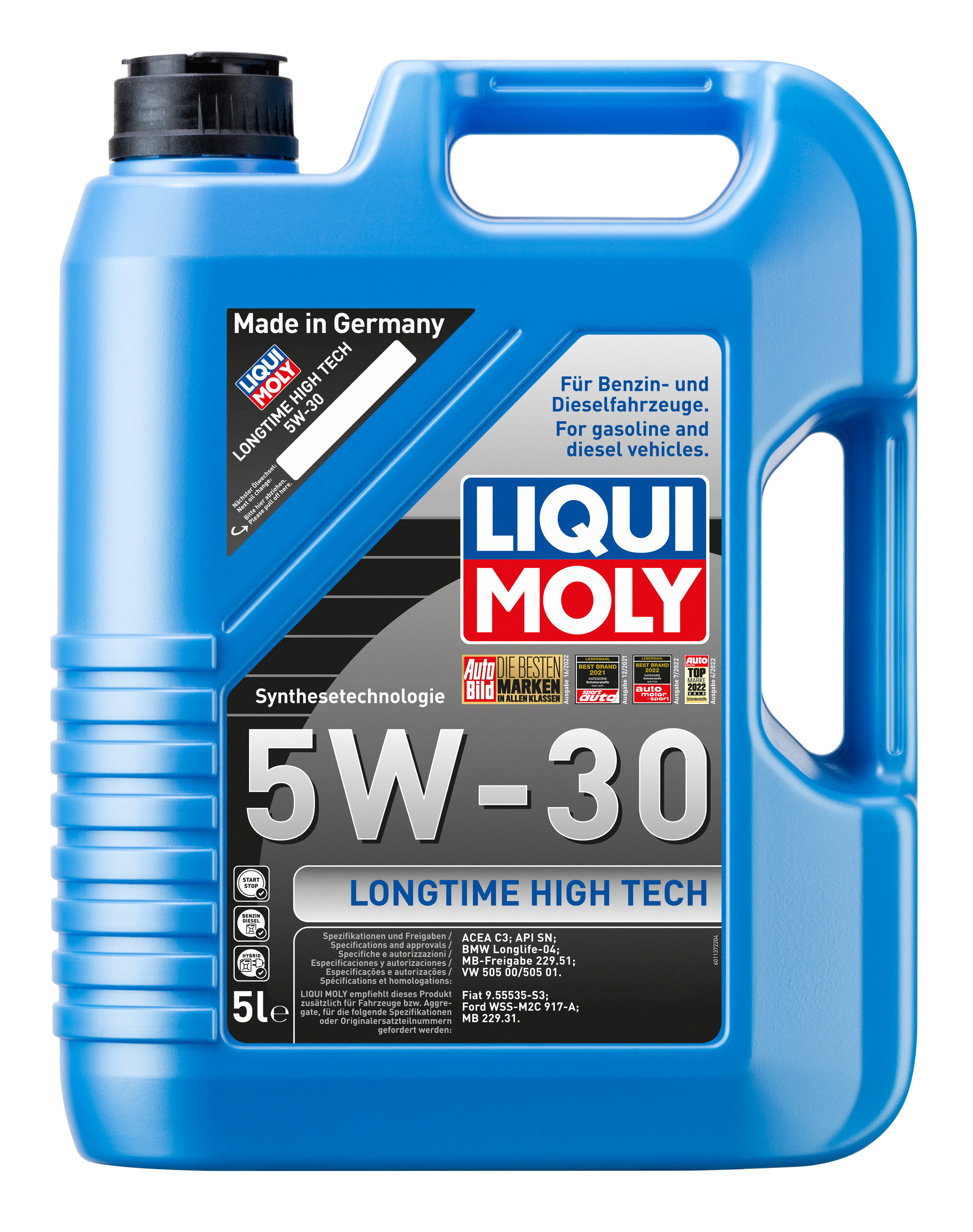 Liqui Moly 1x LM49101 6l Longtime High Tech 5 W-30 - 5l+1L (1137+1136)